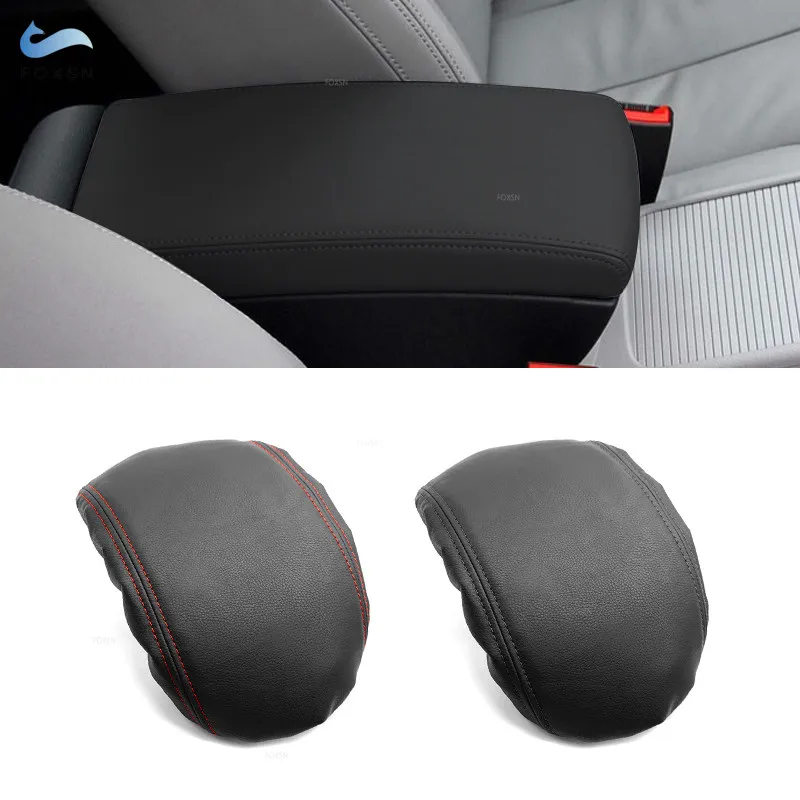 Car Accessories Center Console Armrest Box Cover PU Leather with Sponge Protection Pad For VW Passat B6 2005 2006 2007 2008 2009