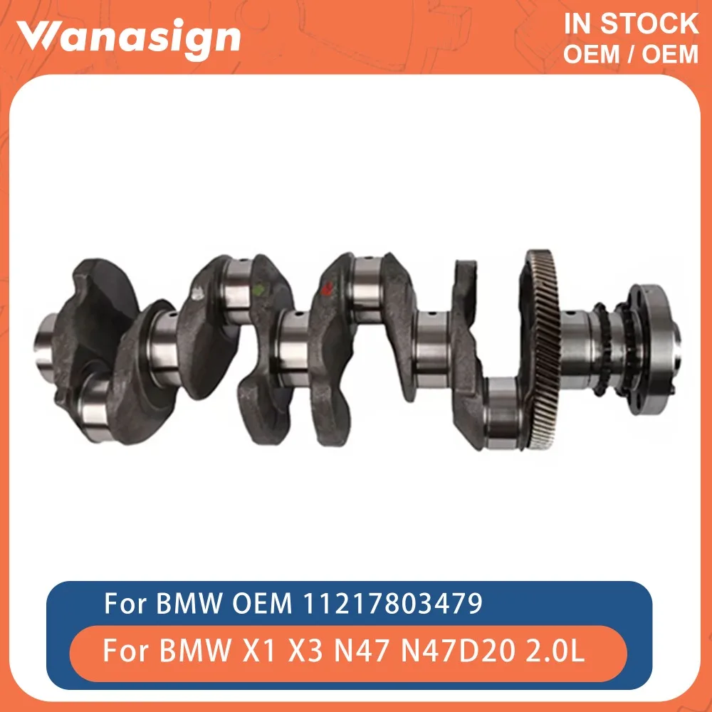 

Engine Crankshaft With Teeth Fit 2.0 L For BMW X1 X3 116D 118D 120D 318d 320d 520d N47 N47D20D 2.0L Diesel 2004-2015 11217803479