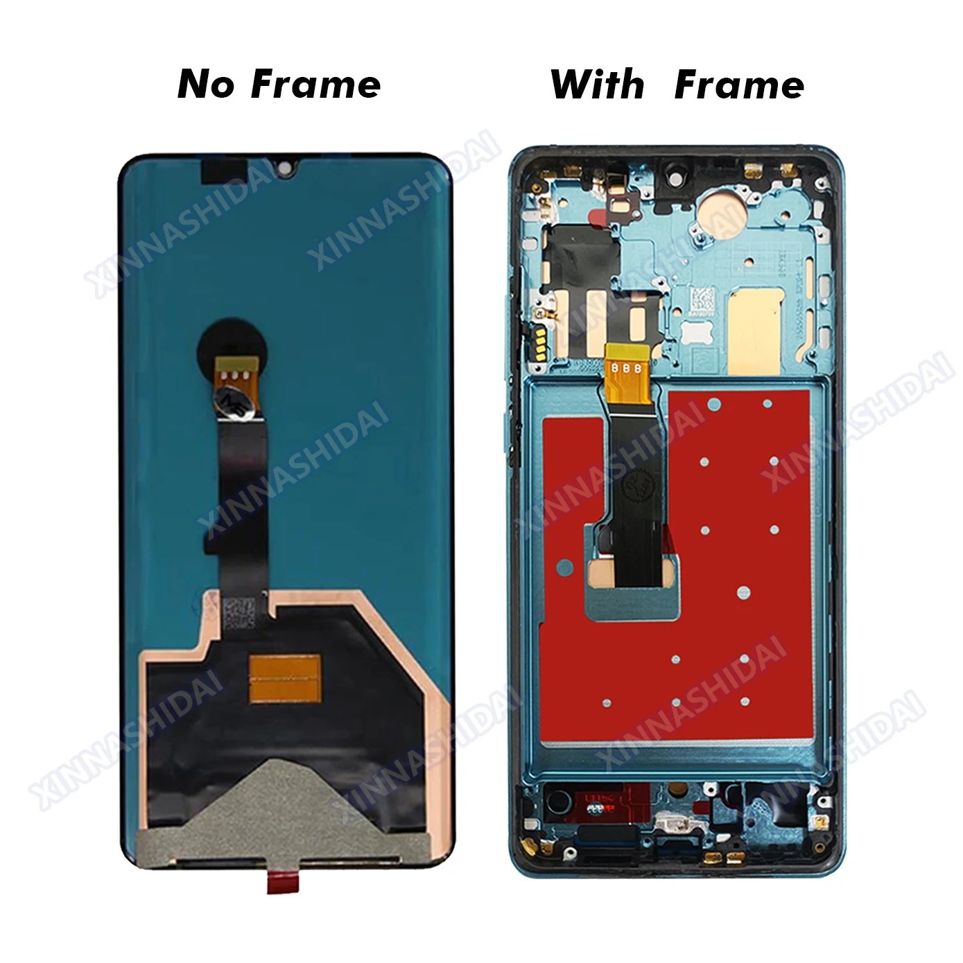 p30 Pro Super OLED Display For Huawei P30 Pro LCD Display Touch Screen Digitizer Assembly With Frame VOG-L29 VOG-L09 VOG-L04 LCD