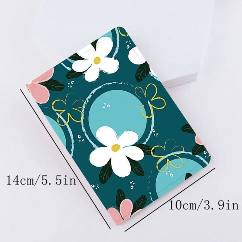 Travel Passport Cover Fashion PU Leather Women Passport Holder Case for Men Travel Document Credit Id Card Passport Pouch