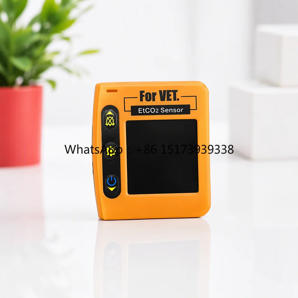 Veterinary Plastic Sensor Capnograph with Removable Battery
