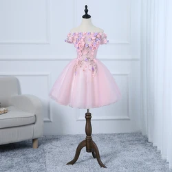 Ashley Gloria Short Party Dress 15 Quinceanera Dresses Sweet Flower Off The Shoulder Prom Dress 15 Years Princess Dress