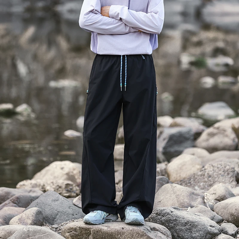 Outdoor Lightweight Cargo Pant Men Women Waterproof Quick Dry Sport Hiking Loose Casual Techwear Track Pant Joggers Trousers