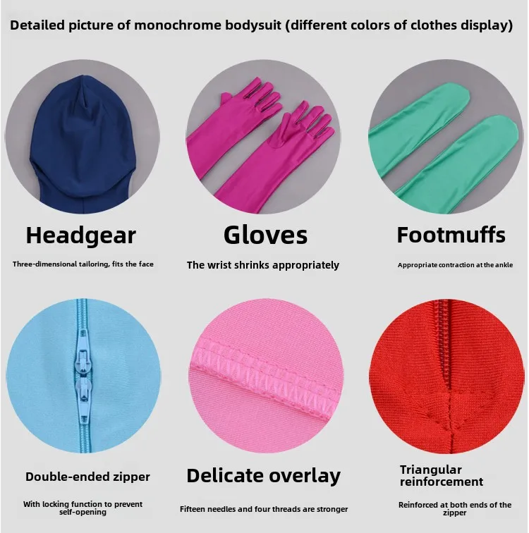 الرقص كامل الجسم Zentai الكبار الجدة تأثيري ازياء مرونة عالية ضيق قطعة واحدة Catsuit هالوين الرجال النساء ارتداءها