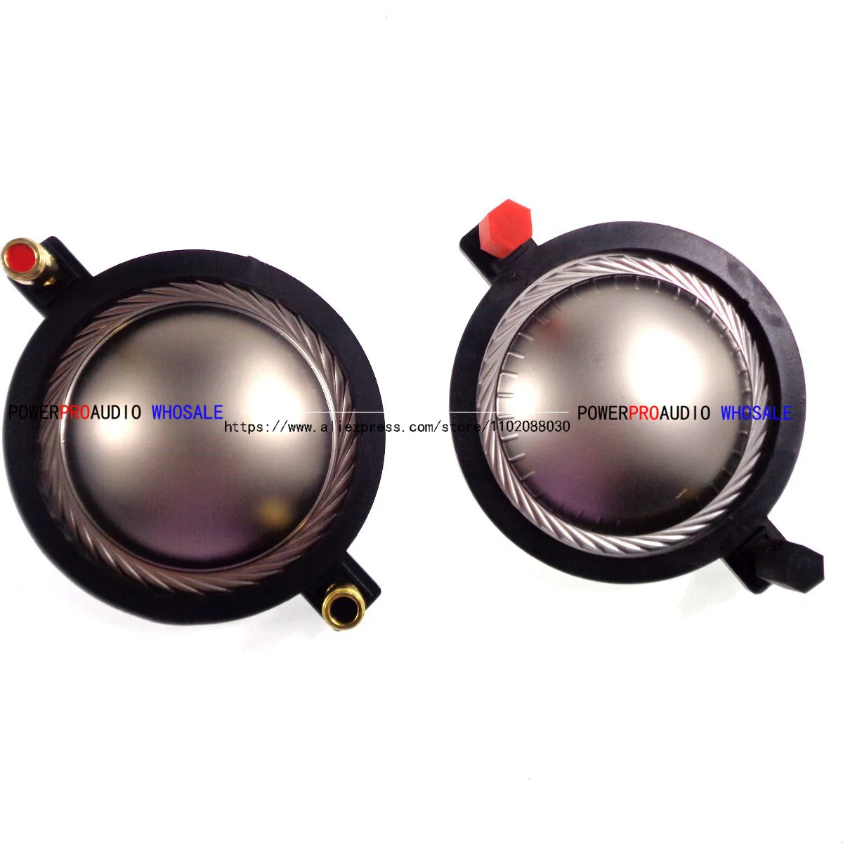 2PCS MMD610 Replacement Diaphragm for B&C  DE610 8 16  ohms Flat Wire CCAR Flat Wire