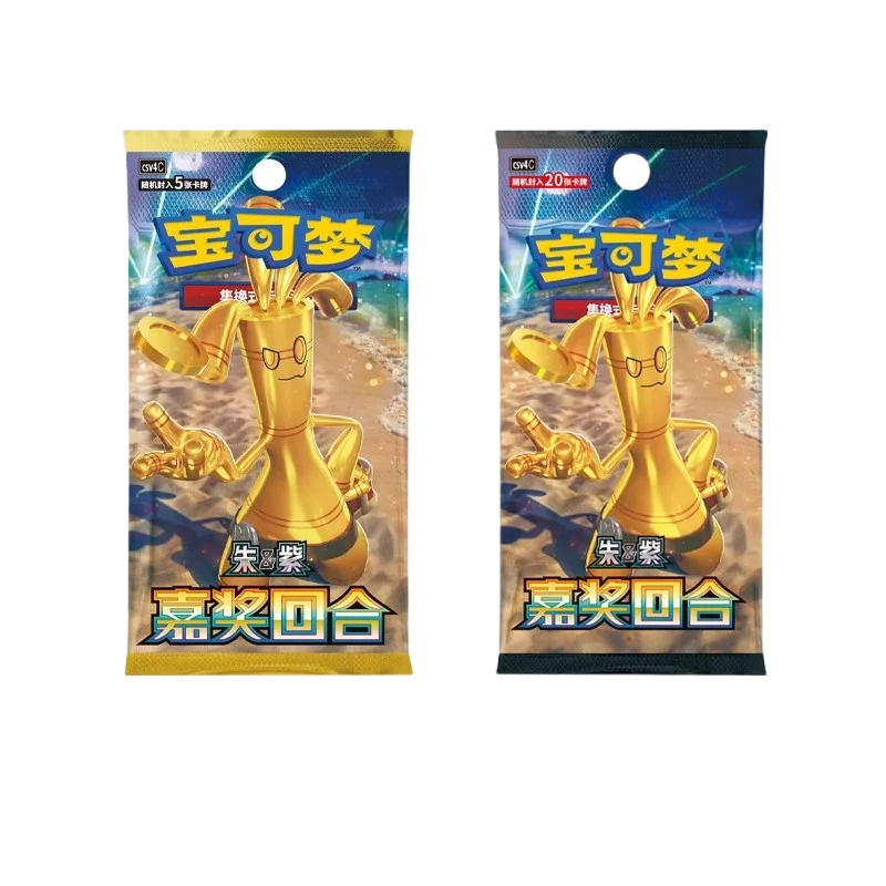 

Подлинный продукт PTCG 12,0 Пакет карт покемонов Gholdengo Скарлет и фиолетовая карта арканина Rika Csv4c Только упрощенный китайский язык