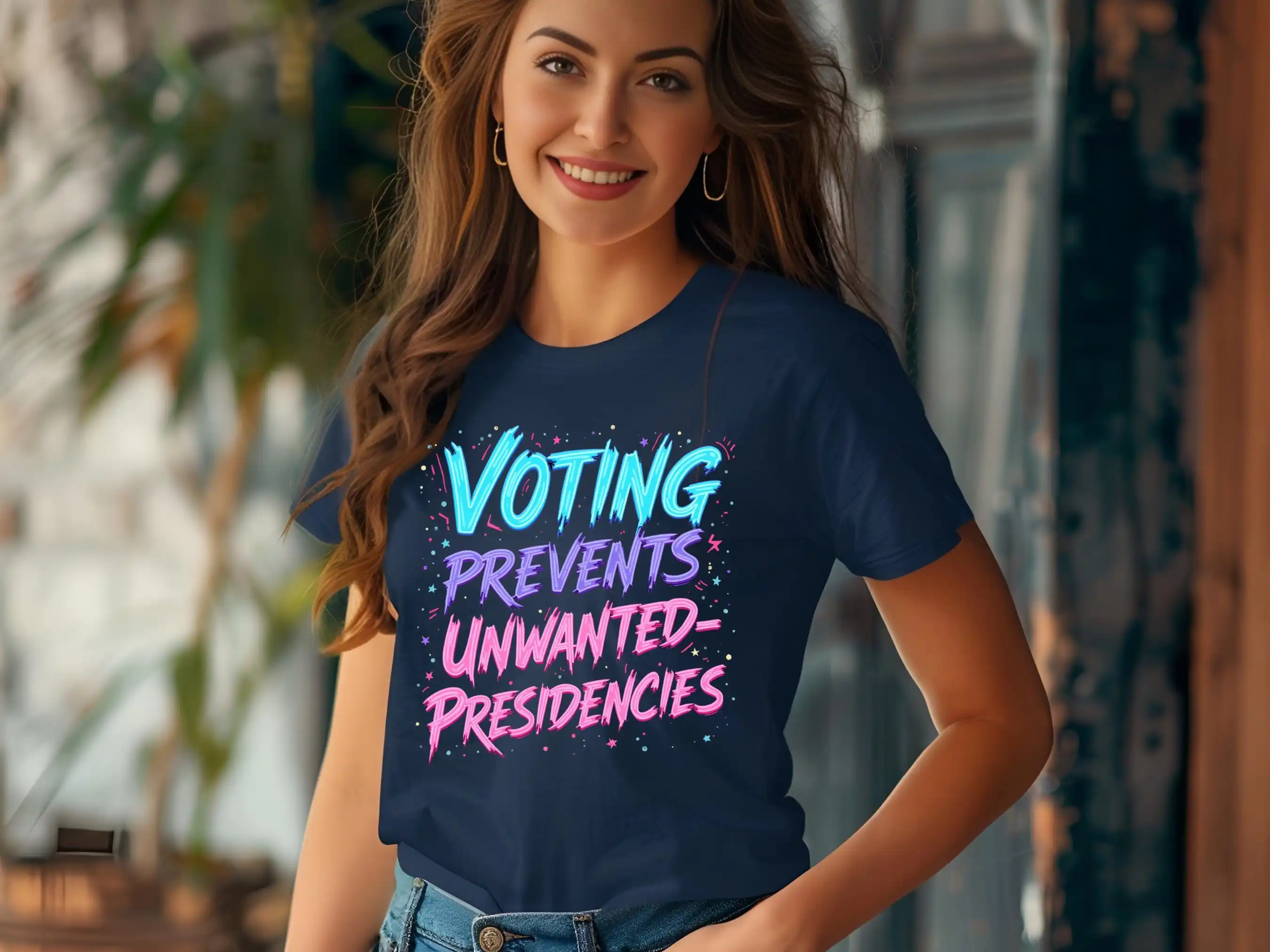 

Voting Prevents Unwanted Presidencies T Shirt Election Political