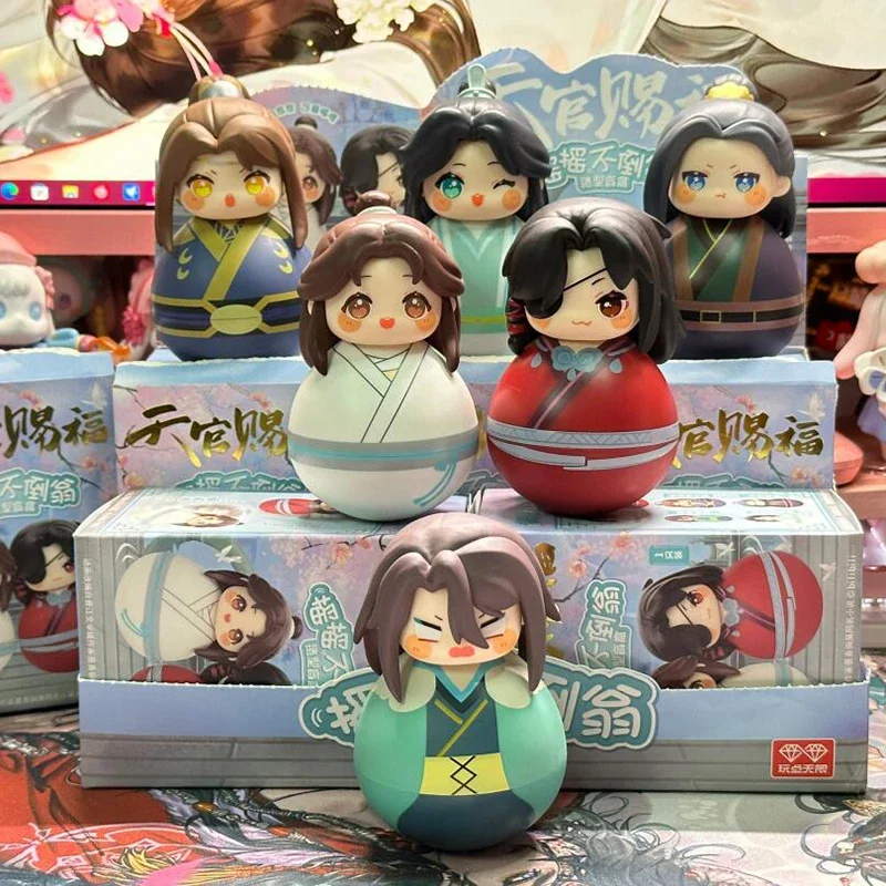 Anime Xie Lian Hua Cheng Action Figures Mysterious Gifts Toys, Heavenly Dry als Blessing Totter, The TumJeff Series, Blind Box