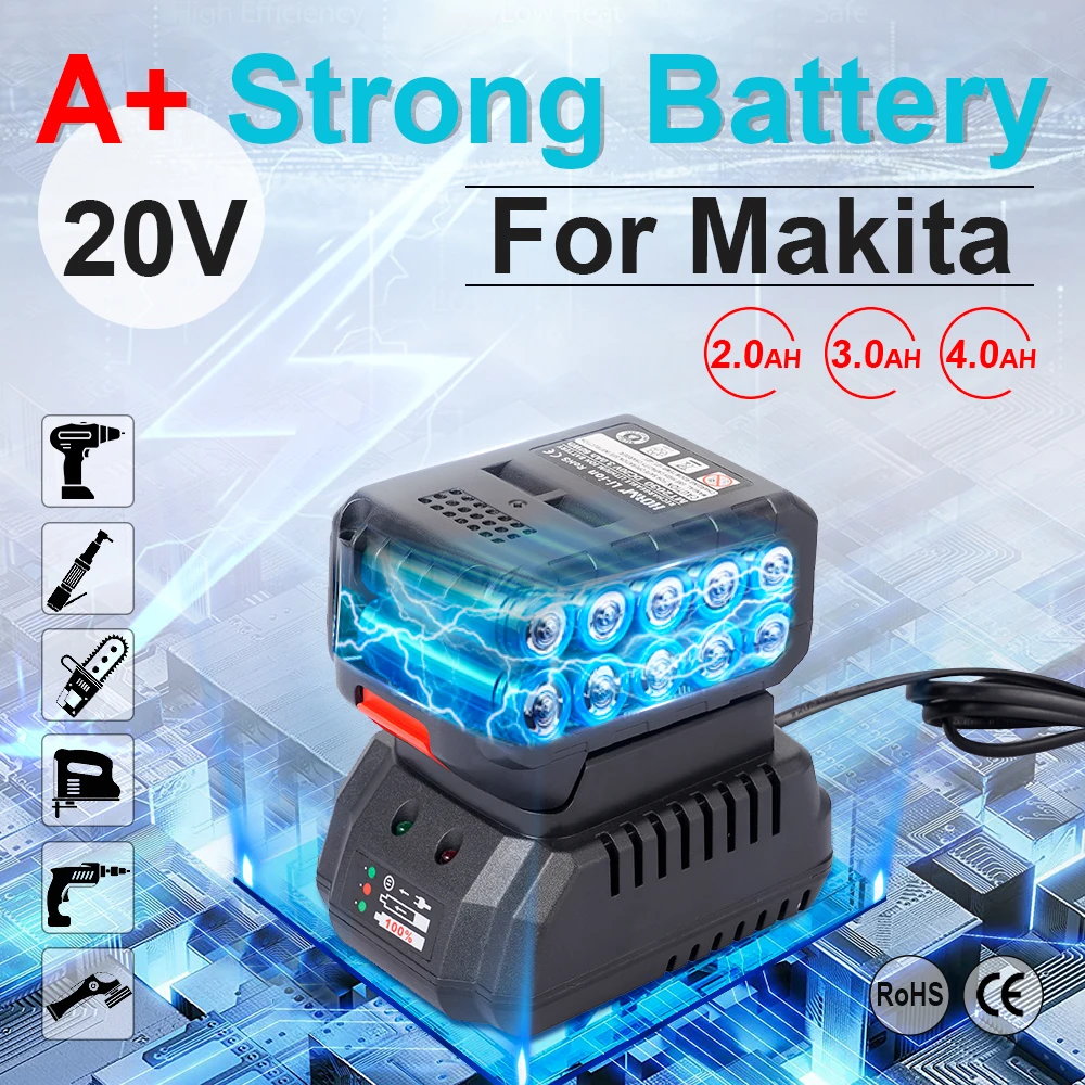 125Mm Không Chổi Than Ngẫu Nhiên Quỹ Đạo Điện Nhám Gỗ Máy Xay Đánh Bóng Mài Nhám 3 Tốc Độ Cho Makita Pin 18V