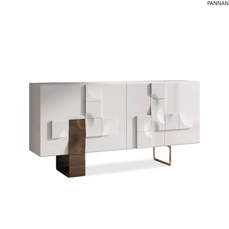 

Cream Wind Locker Modern TV Cabinet Art Decoration Cabinet Side Cabinet Customization