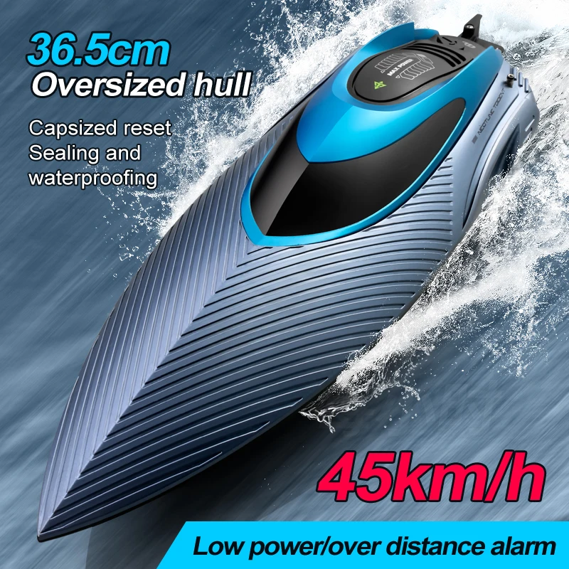 Bateau télécommandé S3, eau à grande puissance, grande lanchaud rapide à grande vitesse, moteur de charge, modèle de bateau pour enfants, jouet cadeau  26