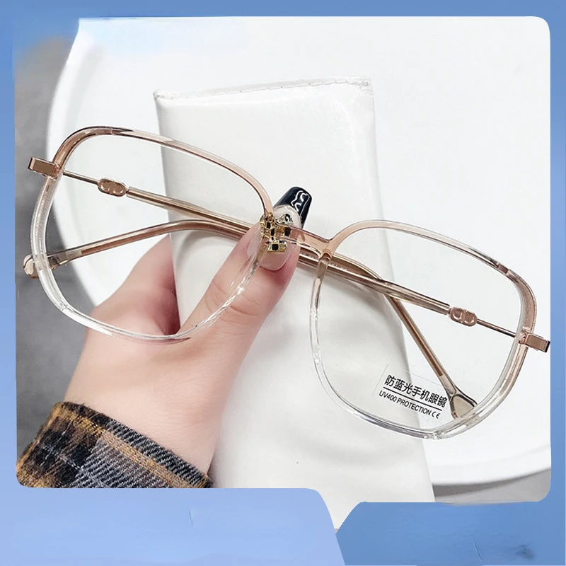 Fashion Unisex Reading Glasses Ultra Light Large Frame Men Women High-definition Presbyopic Glasses Automatic Zoom Eyewear