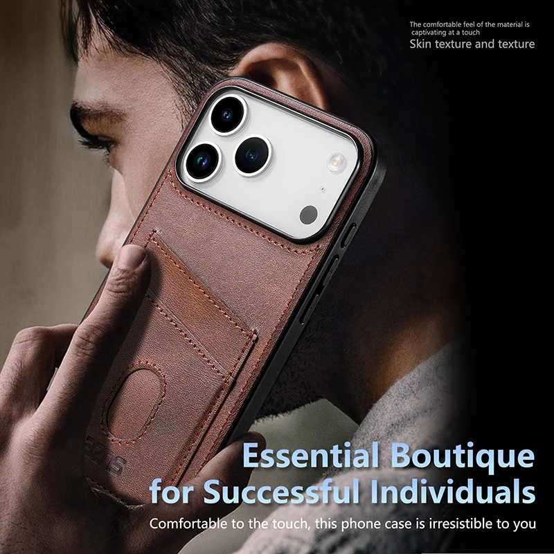 الفاخرة المحفظة فتحة حامل بطاقة المحفظة جراب هاتف آيفون 17 برو ماكس 16 15 14 زائد 13 12 11 لينة سيليكون غطاء مقاوم للصدمات #6