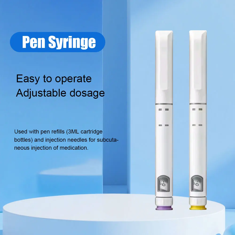 A Set Disposable Magic Pens, Beauty Pens, And Adjustable-Dose Injection Pens (Excluding The Medication).Sterile 3ml Cartridge