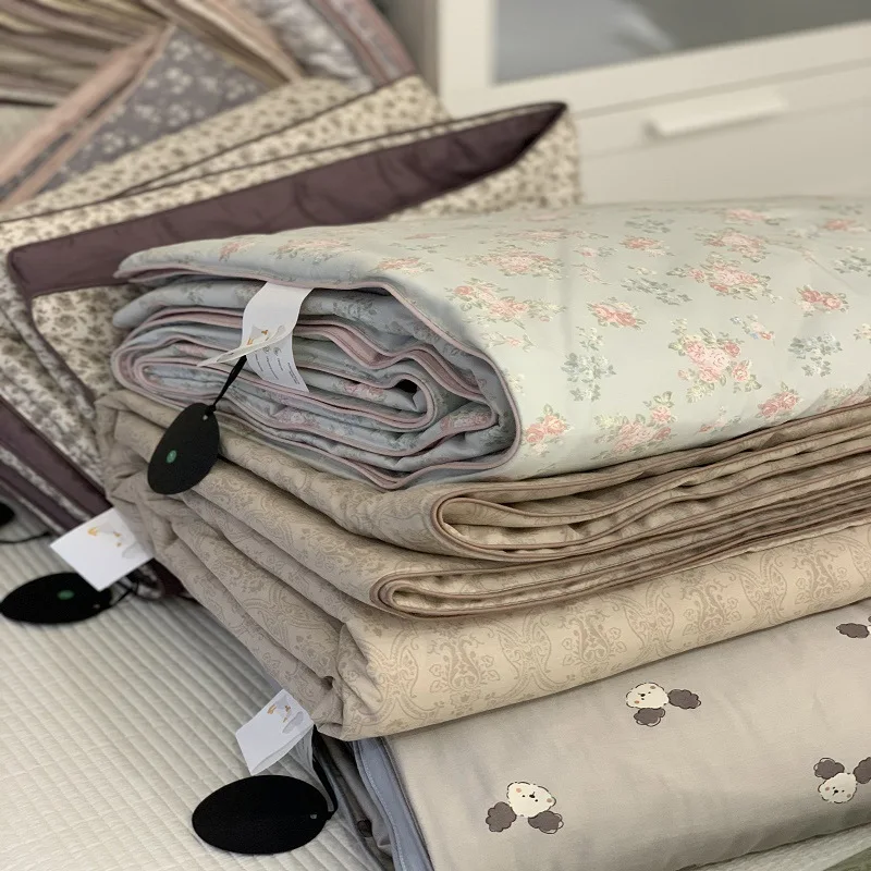 New Modal Tencel Xia Liang Quilt Machine Washable Washing Air Conditioning Quilt Double Summer Thin Quilt