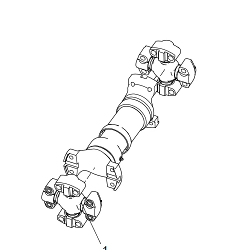New Loader Accessories Loader Parts Loading Machinery Parts Front Axle Assembly For Sale Fast Delivery