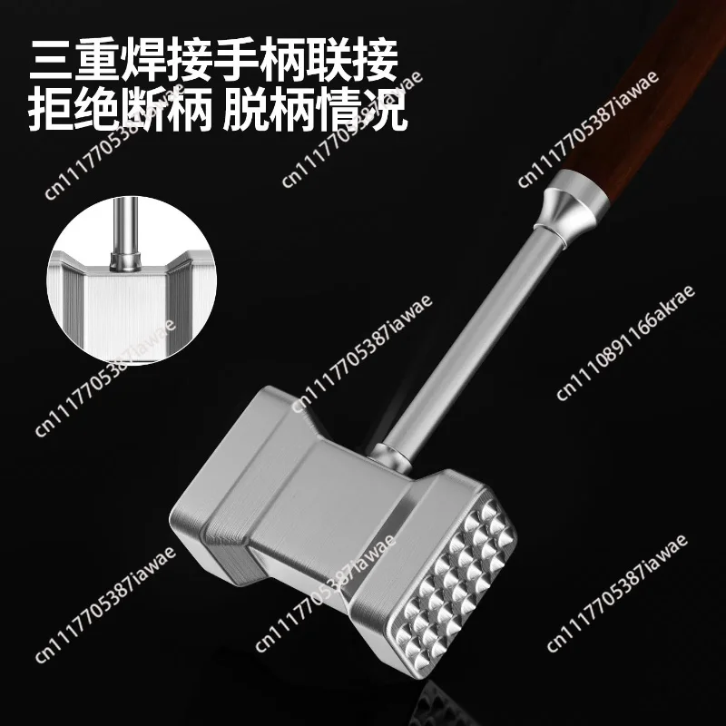 Hammer with nails 304 stainless steel meat loosening hammer Household beating steak hammer Rib breaker Meat loosening artifact