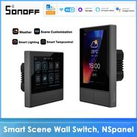 Ns Panel Sonoff Nspanel Smart Home Scene Switch Nspanel Sonoff Smart Panel Thermostat Temperature Controller Ewelink Panel Alexa