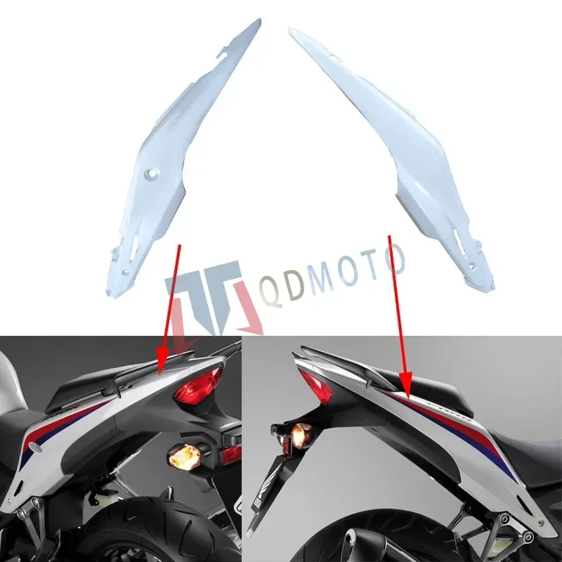 

For Honda CBR500R 2013 2014 2015 2016 Unpainted Rear tail left and right side cover ABS injection fairing Motorcycle Accessories