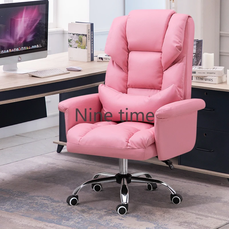 Lazy Queening Office Chairs Waiting Oversized Boss Vanity Nordic Computer Chair Modern Designer Sillas De Oficina Furnitures