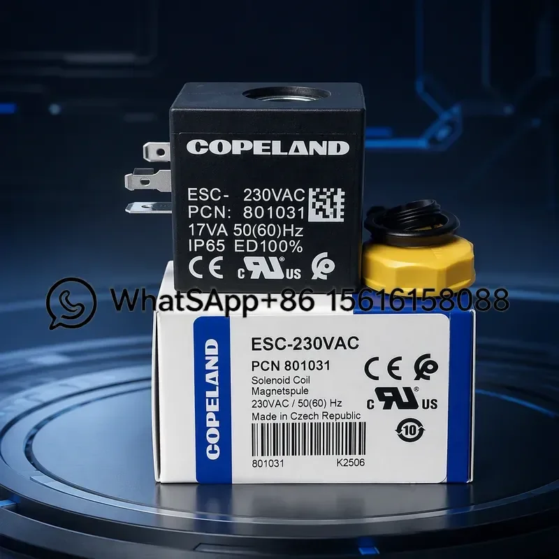 New Copeland Solenoid Valve Coil ESC3 24V DC ESC 230V AC ASC3 Replacement for Refrigeration Compressor Parts High Quality