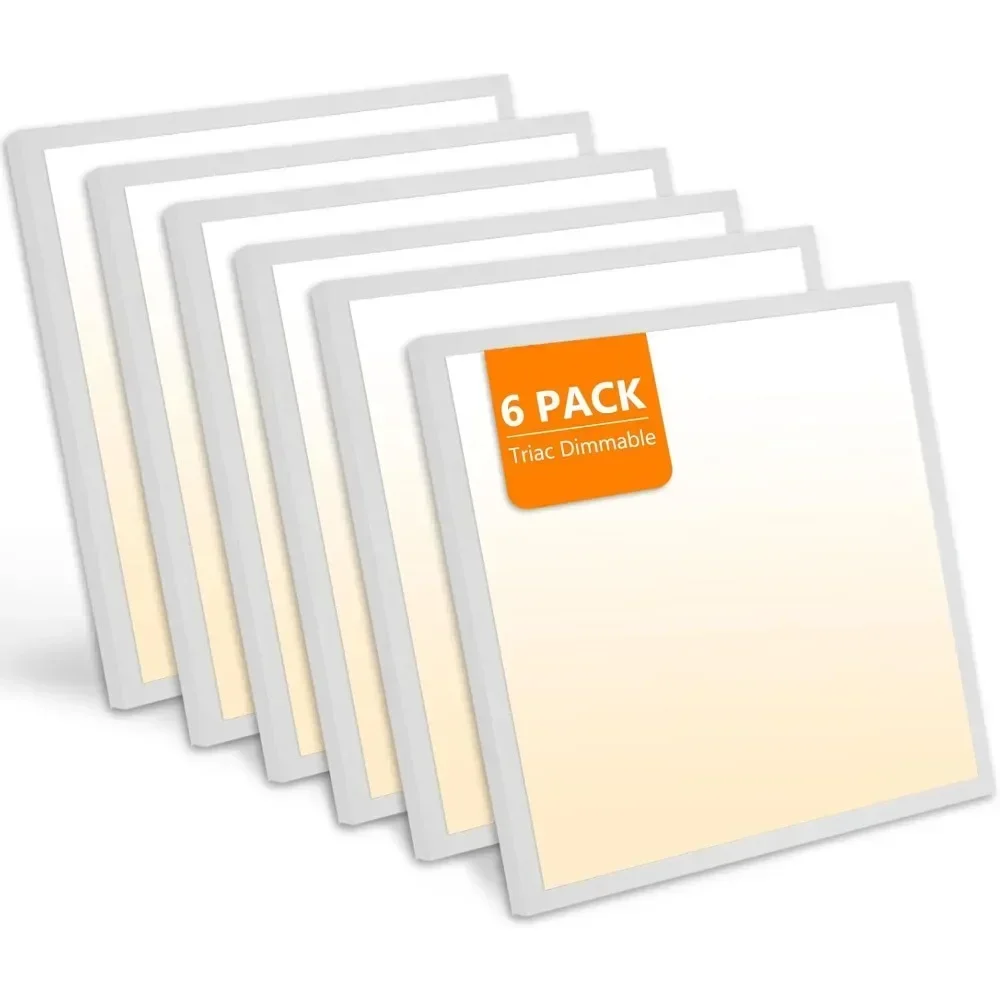 6-Pack 2X2 Ft Led F…