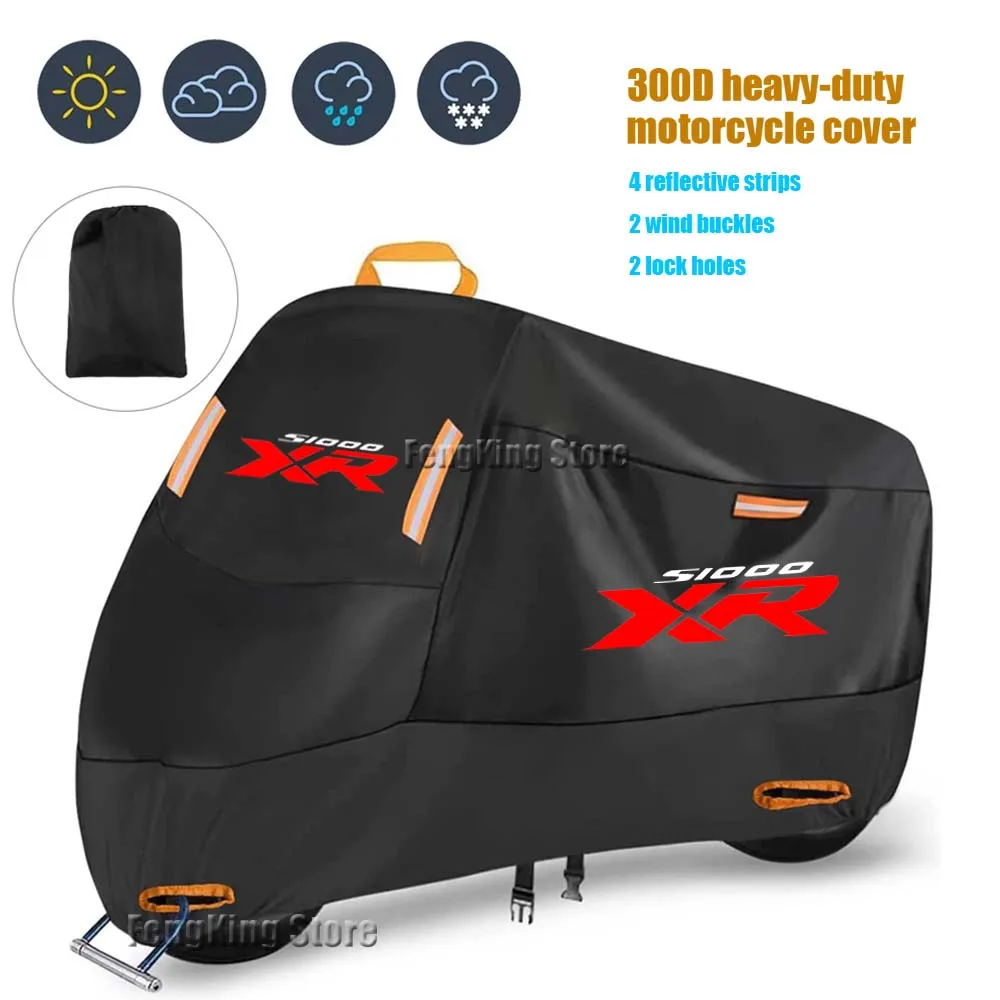 

For BMW S1000XR s 1000 xr Motorcycle Cover UV Protection Dustproof Snowproof Motorcycle Waterproof Cover