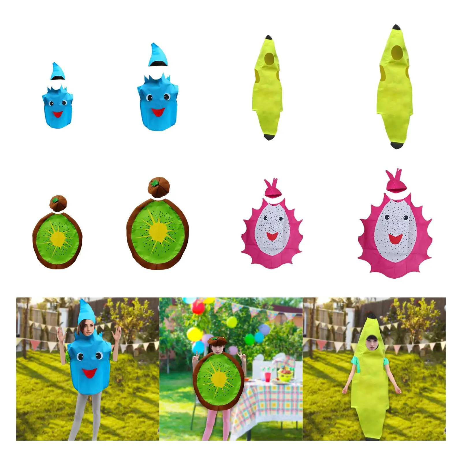 

Fruit Costume Halloween for Stage Performance Show Birthdays Themed Party