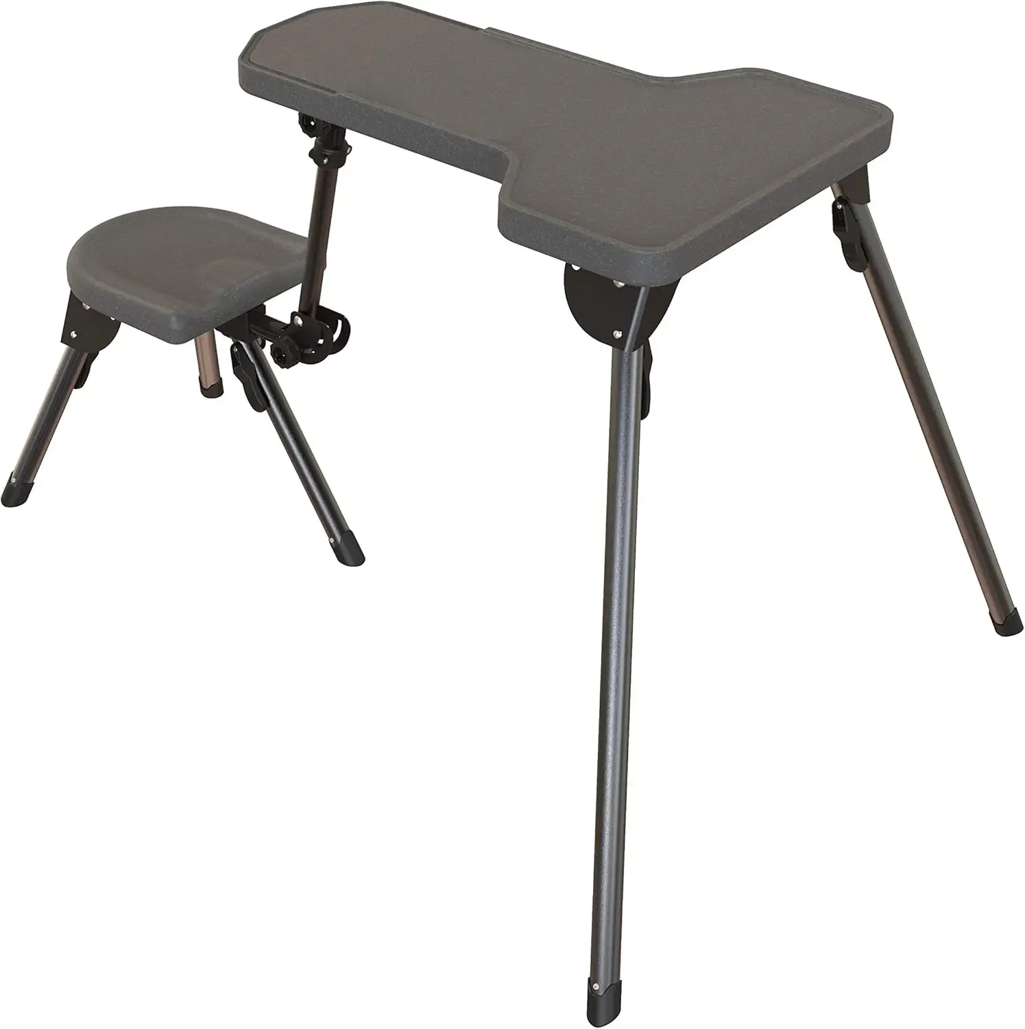 Stable Table Lite with Weatherproof Tabletop, Ambidextrous Seat and Fully Collapsible Design for Easy Transport and Outdoor