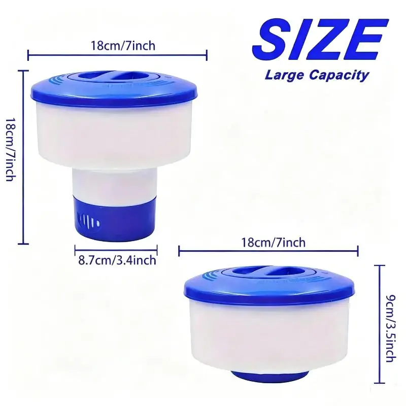 Swimming Pool Enduring Floating Dispenser Automatic Sterilizer Chlorine Float view 5