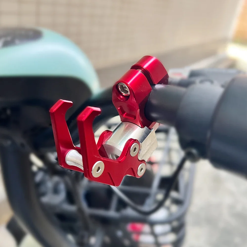 For Ducati Scrambler 800 400 1100 Icon Hypermotard 22MM Motorcycle Claw Helmet Bag Luggage Hook Accessories travel parts