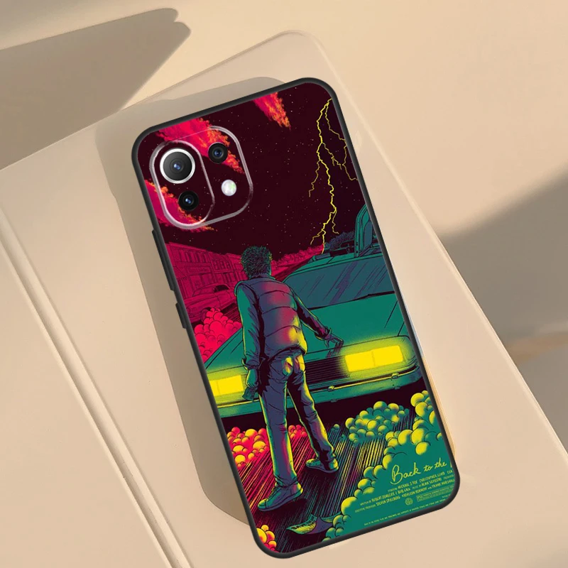 Funda DeLorean de Regreso al Futuro para Xiaomi 15 Ultra 17 Pro Max 13T 14T 15T POCO F8 Ultra F7 X5 X6 F5 F6 X7 X8 Pro