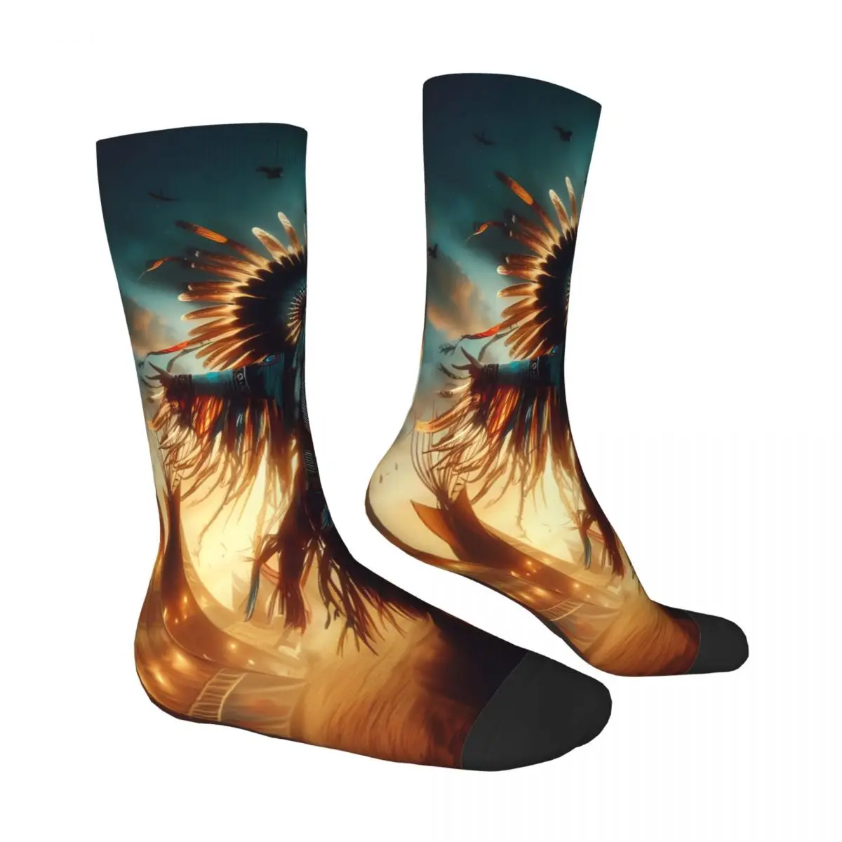 Primitive Tribes Sock Printed Man Polyester