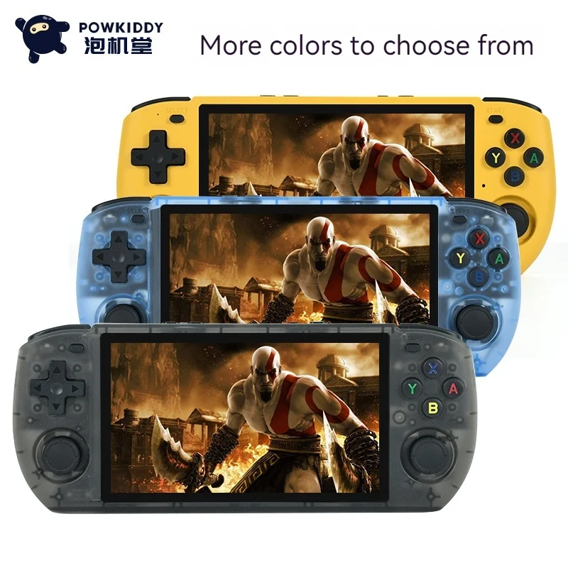 Powkiddy Rgb10max3 5 Inch Portable Retro Handheld Game Console Ips Oca Screen Hd Video Game Players Children Christmas Gift