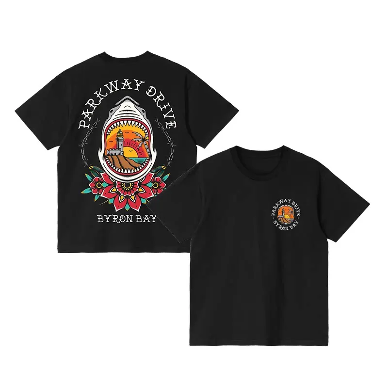 New Australian Metal Hardcore Band Parkway Drive's Printed Round-neck Short-sleeved T-shirt