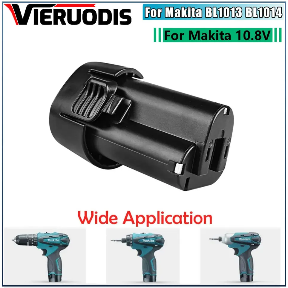 

For Makita 10.8V 3.0Ah 2.0Ah 4.0Ah Real Capacity Li-ion Battery BL1013 BL1014 BL1014 LCT203W 194550-6 194551-4 195332-9 DF030D