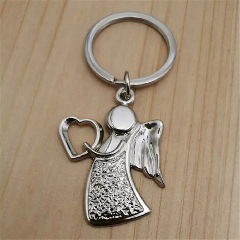 Hot Angel Keychain Key Ring Angel Key Chain Key Holder High Quality Portachiavi Chaveiro Llaveros Bag Charm Gift