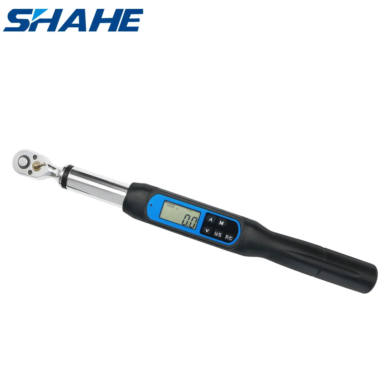 

Shahe 1/2'' Drive Digital Torque Wrench With Super Large Screen Accurate ±2% Adjustable Torque Wrench With LED Buzzer