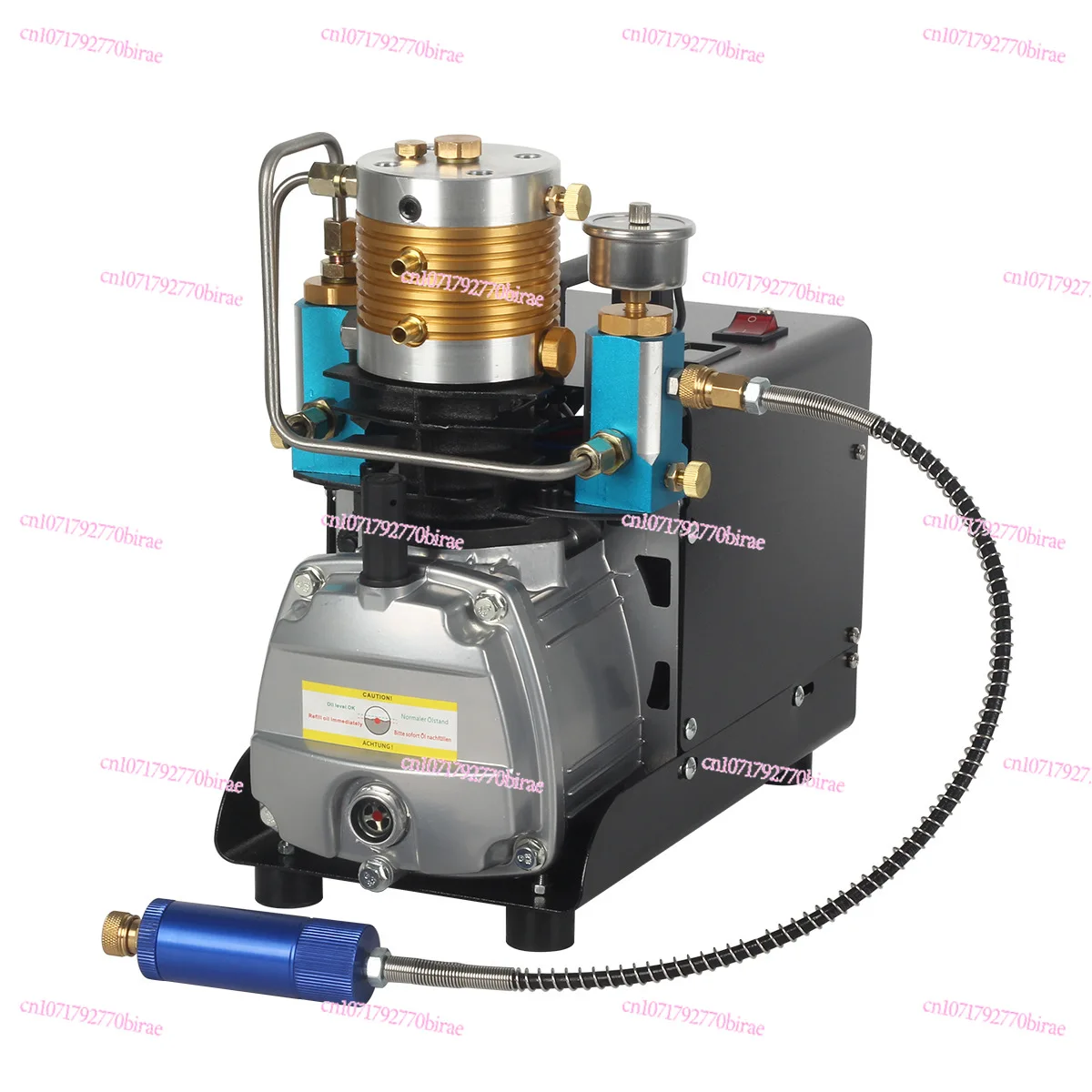 

High Pressure Air Pump 30MPa 4500psi Water-Cooled Electric Air Compressor Single Cylinder CE