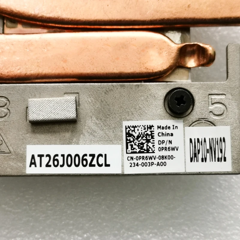 Imagem -04 - Ventilador de Refrigeração Original para Dell Dissipador de Calor Refrigerador do Radiador Dell Precision M7530 M7540 0pr6wv Pr6wv At26j006zcl 0pr6wv Novo