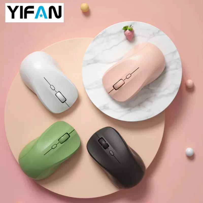 

Rechargeable 2.4Ghz Wireless Computer Mouse ,Small Bluetooth-compatible Silent Business Laptop Desktop Office Ergonomic Mice