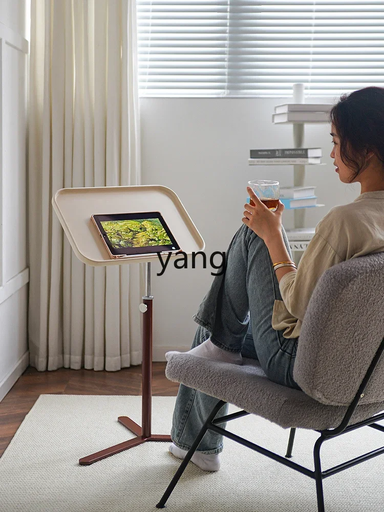 

LMSofa Side Table Movable Bedside Table Living Room Home Small Coffee Table Lifting Shelf