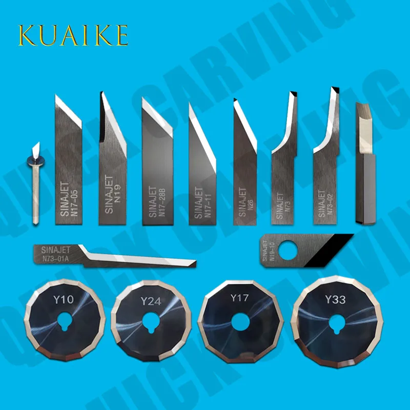 10PCS SINAJET Oscillating Vibrating knife Router Blades N19 N26 N73 N17-05 N17-28B N19-10 N17-11 N73-01A N73-02 Y10 Y17 Y24 Y33