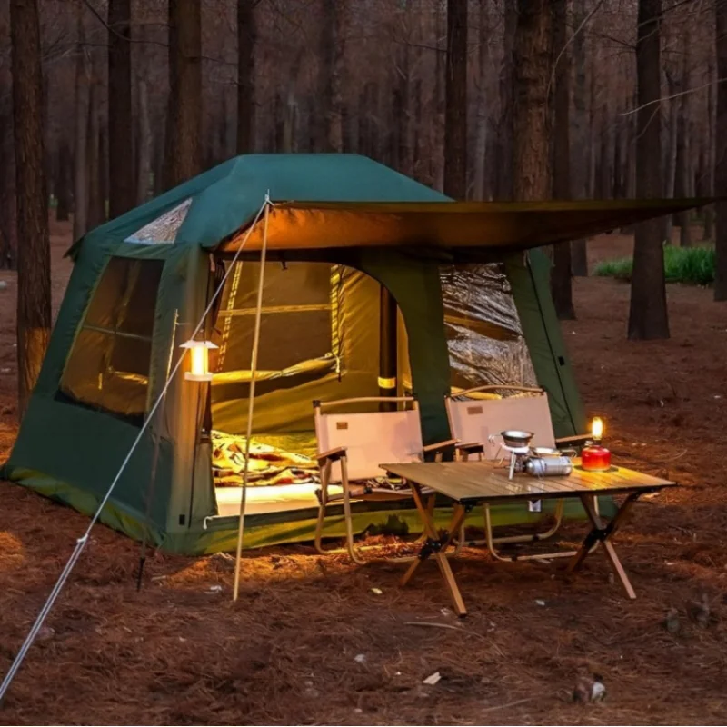 Automatic Inflation Outdoor Tent Portable Folding Family Waterproof Sun Protection Tent Tourist Nature Hike Camping Tents