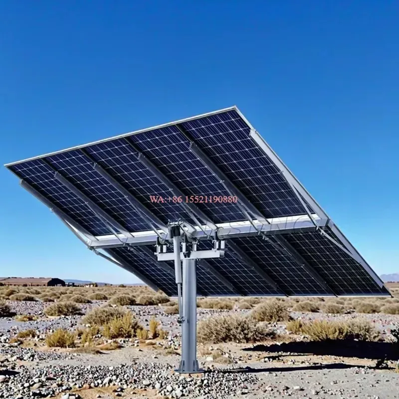 wmwmnu for Intelligent Design Single Post Solar Tracker Easy Install Solar Panel Tracking Mount Efficient Solar Tracking