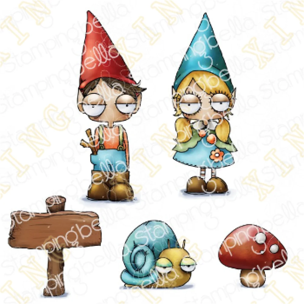 

Oddball Gnome Kids 2022 Arrival New Metal Cutting Dies and Stamps Scrapbooking Diy Decoration Craft Embossing Stencil Handmade