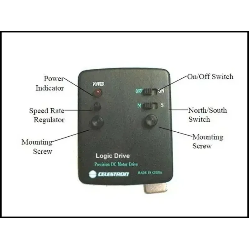 Celestron R/A Single Axis Motor Drive for AstroMaster & PowerSeeker Telescopes Compatible with EQ1 CG2 CG3 Equatorial Mounts