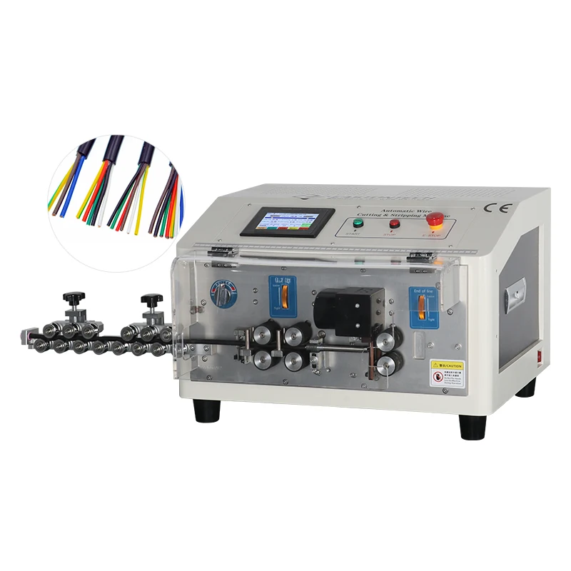 EW-3030 Electric Flat Sheath Cable and Round Cable Outer Jacket Stripping Double Layer  Wire Stripping Machine