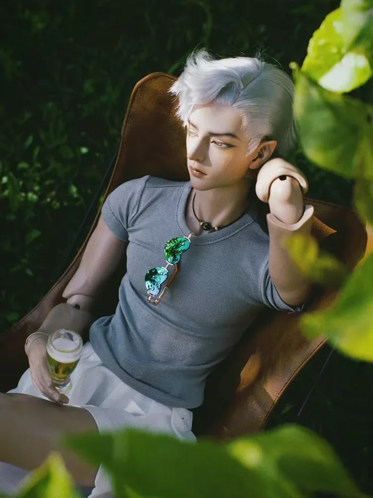 새로운 bjd sd 인형 1/3 Scar Hunter Cool Uncle 고품질 수지 장난감 생일 선물 인형 제공 관절 인형