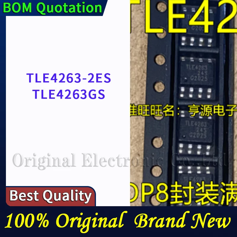 10pcs/lot TLE4263-2ES TLE4263GS  plastic casing Original  In stock High quality